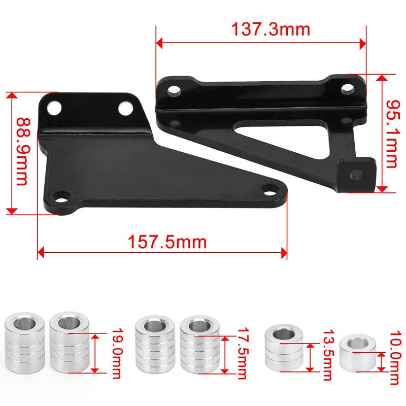 PQY Adjustable EP3 Pulley Kit A/C & P/S Eliminator Kit With Belt Compatible with Honda 8th 9th Civic All K20 and K24 engines - Image 4
